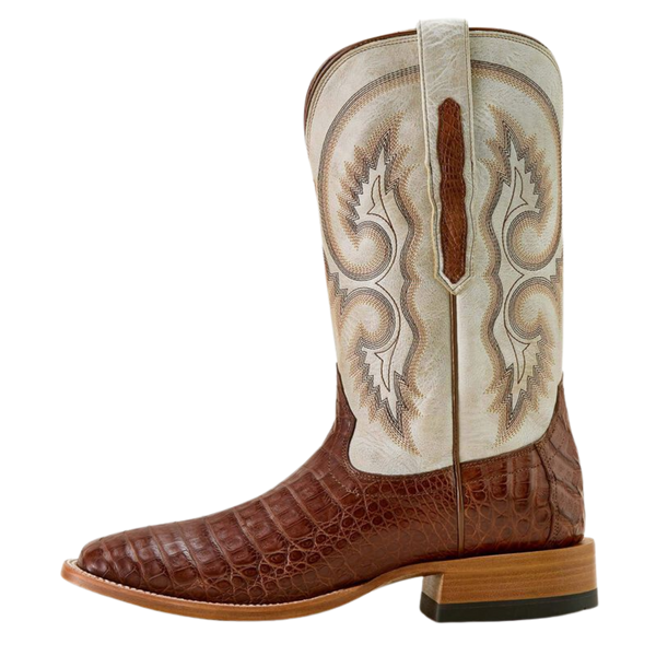 ARIAT MEN'S CLASSIC CALLEN CAIMAN BELLY WESTERN BOOT-10063773