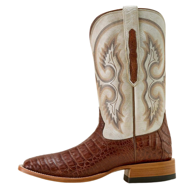 ARIAT MEN'S CLASSIC CALLEN CAIMAN BELLY WESTERN BOOT-10063773