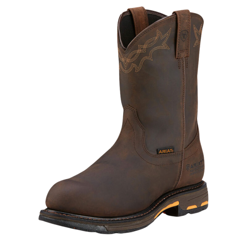 ARIAT MEN'S WORKHOG WATERPROOF COMPOSITE TOE WORK BOOT-10001200
