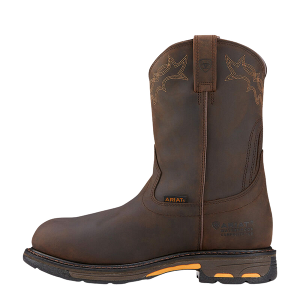ARIAT MEN'S WORKHOG WATERPROOF COMPOSITE TOE WORK BOOT-10001200