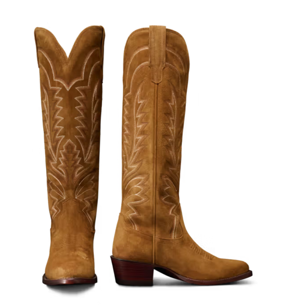 TECOVAS WOMEN'S ABBY SIENNA SUEDE WESTERN BOOT-W20029SIE