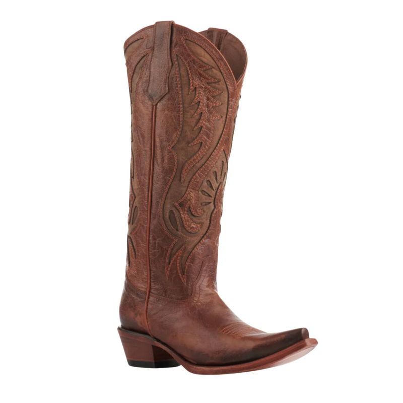 CIRCLE G BY CORRAL WOMEN'S BRONZE INLAY WESTERN BOOT - L6085