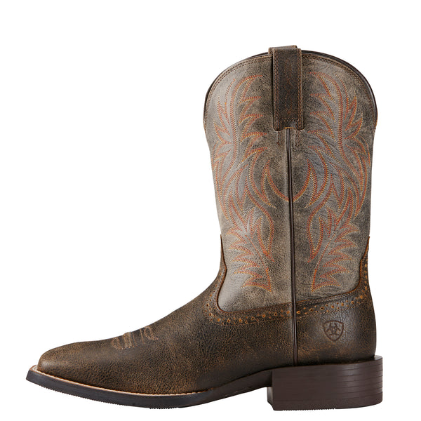 ARIAT MEN'S SPORT WIDE SQUARE TOE WESTERN BOOT- 10019958