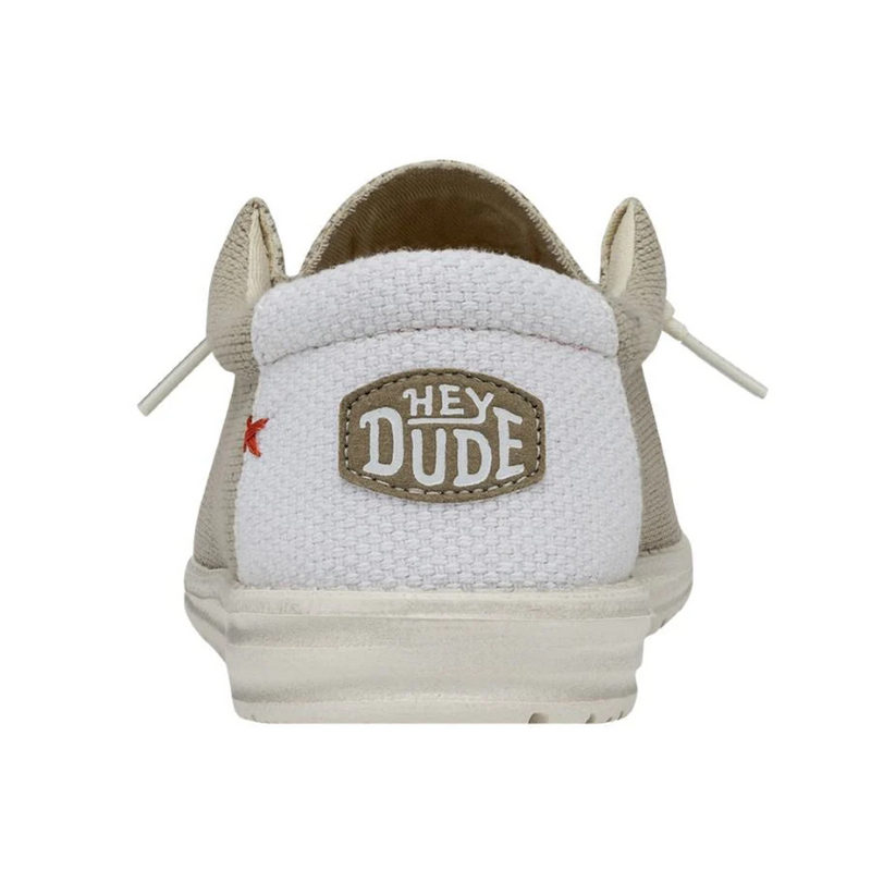 HEY DUDE MEN'S WALLY BRAIDED OFF WHITE - 400031LB