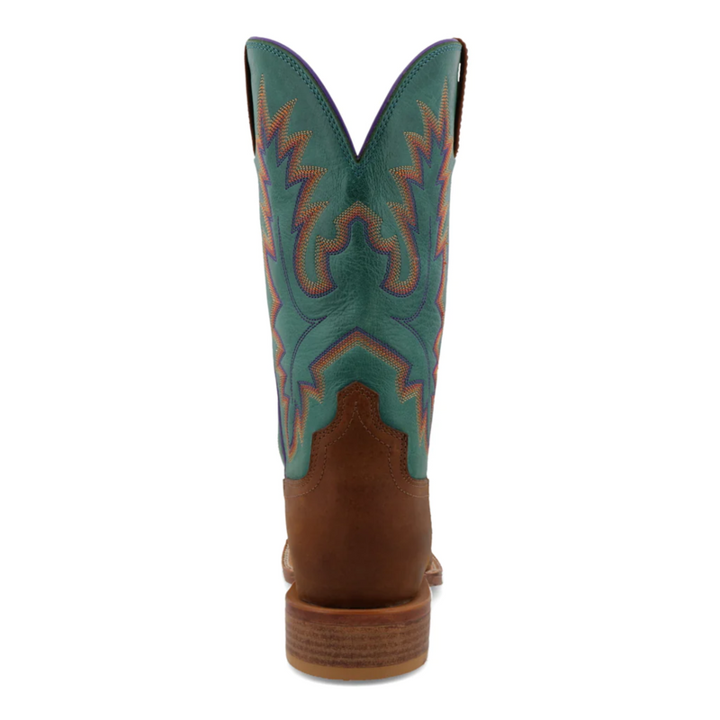 TWISTED X WOMEN'S TECH X CINNAMON AND TURQUOISE WESTERN BOOTS - WXTL001