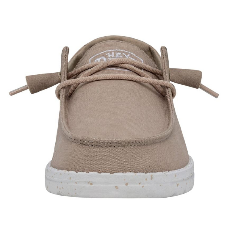 HEY DUDE WOMEN'S WENDY SLUB CANVAS TAN - 40063265