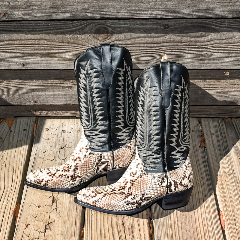 COWTOWN MEN S PYTHON EXOTIC WESTERN BOOTS W808 The Country