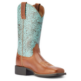 ARIAT WOMEN'S ROUND UP WIDE SQUARE TOE WESTERN BOOT - 10042534