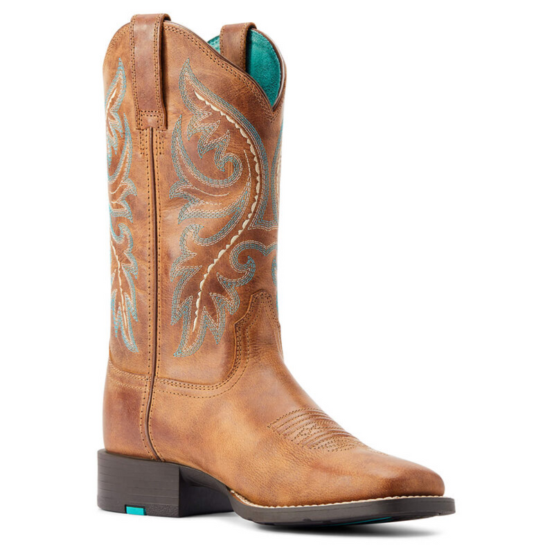 ARIAT WOMEN'S ROUND UP BACK ZIP WESTERN BOOT - 10044432