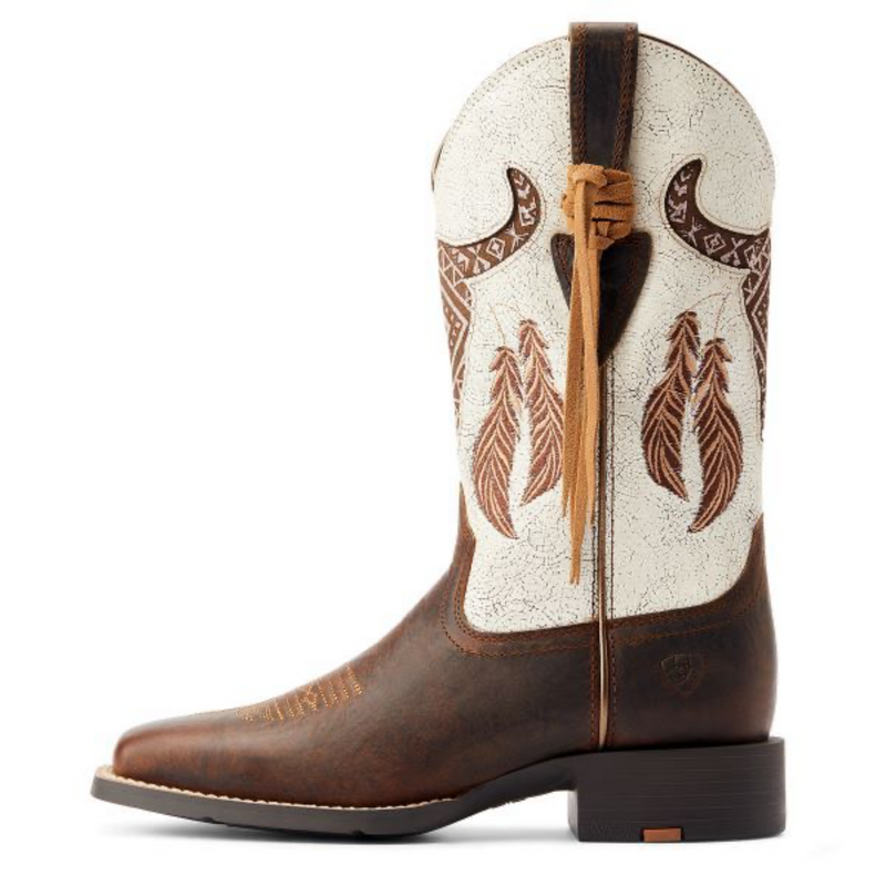 ARIAT WOMEN'S ROUND UP SOUTHWEST STRETCH FIT WESTERN BOOTS - 10044434