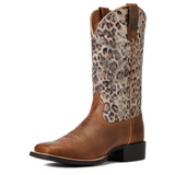 ARIAT WOMEN'S ROUND UP WIDE SQUARE TOE WESTERN BOOT- 10040363