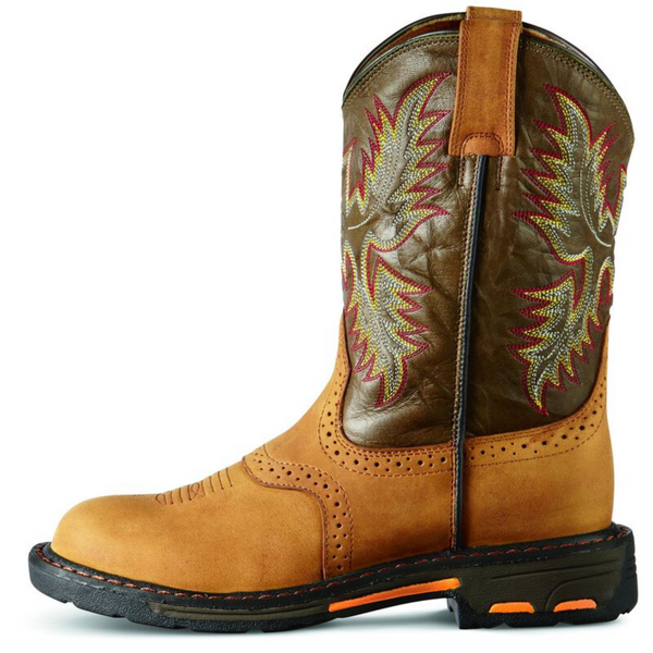 ARIAT KID'S WORKHOG PULL ON BOOT- 10007836
