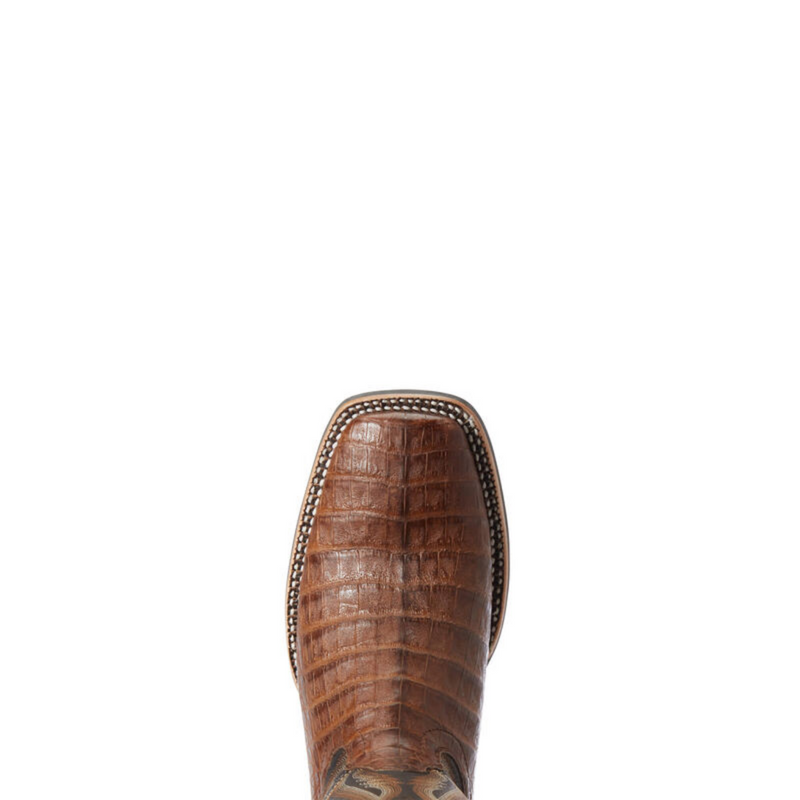 ARIAT MEN'S DOUBLE DOWN CAIMAN BELLY WESTERN BOOT- 10034030