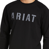 ARIAT MEN'S REBAR BLOCK T-SHIRT BLACK - 10032848