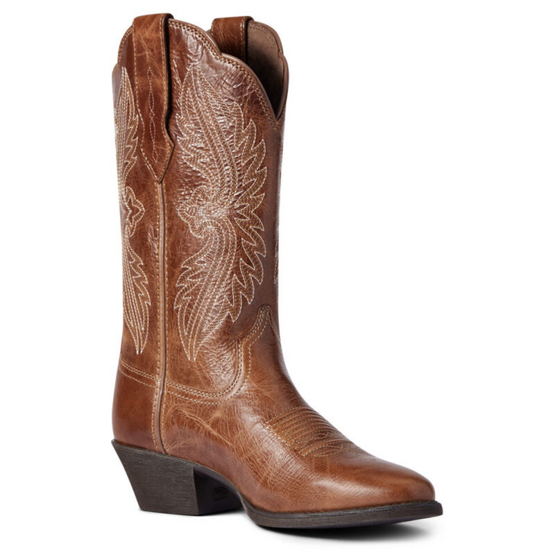 ARIAT WOMEN'S HERITAGE R TOE STRETCHFIT WESTERN BOOT - 10038432