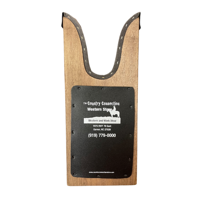 M&F LARGE BOOTJACK COUTRY CONNECTION WESTERN STORE LOGO - 0400601