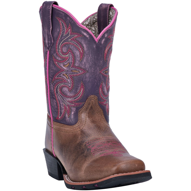 DAN POST KID'S MAJESTY LEATHER YOUTH WESTERN BOOT (3.5-6.5) - DPC3947