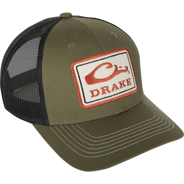 DRAKE SQUARE PATCH MESH BACK CAP - DH3060