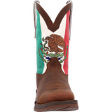 REBEL BY DURANGO® MEN'S STEEL TOE MEXICO FLAG WESTERN WORK BOOT - DDB0431