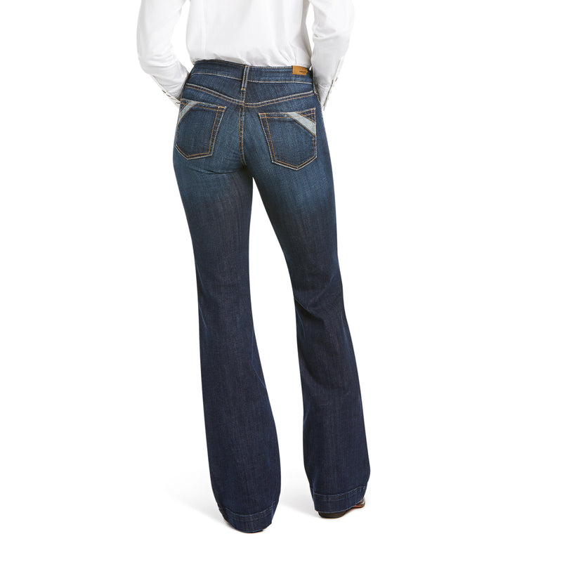 ARIAT WOMEN S PERFECT RISE MIA WIDE LEG TROUSER JEANS 10036099