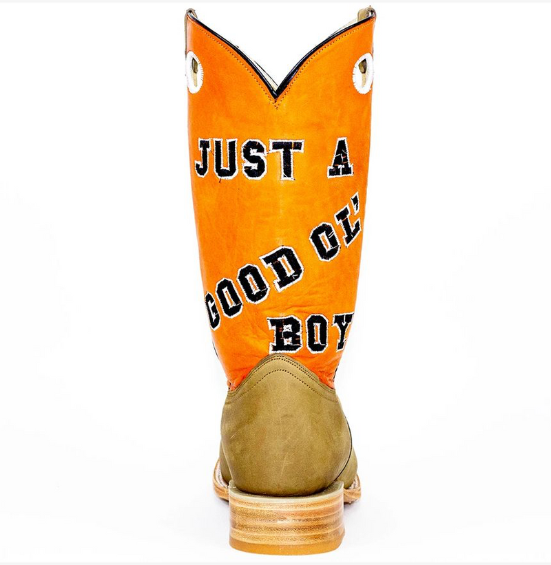 ROCKIN LEATHER MEN S JUST A GOOD OL BOY WESTERN BOOT 1156 The Country Connection