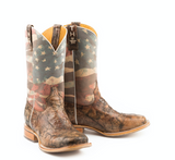 TIN HAUL MEN'S LAND OF THE FREE WESTERN BOOT- 14-020-0077-0386