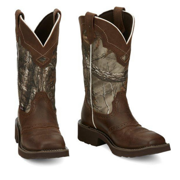 JUSTIN WOMEN S GYPSY TALL CAMO WESTERN BOOT GY9609