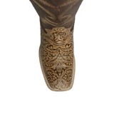 COWTOWN MEN'S ORYX HAND FLORAL TOOLED BOOT- Q6152