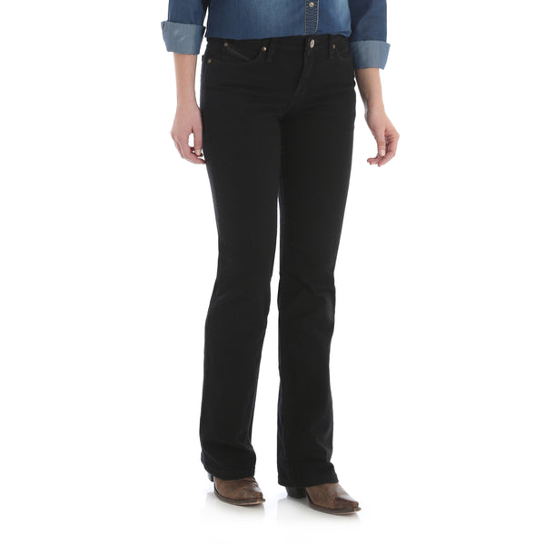WRANGLER WOMEN'S ULTIMATE RIDING BLK Q-BABY JEANS - WRQ20BL