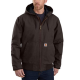 MEN'S CARHARTT LOOSE FIT WASHED DUCK INSULATED ACTIVE JACKET- 104050